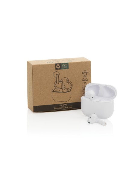 Auricolari wireless Tunevo in plastica riciclata RCS Auricolari wireless Tunevo in plastica riciclata RCS